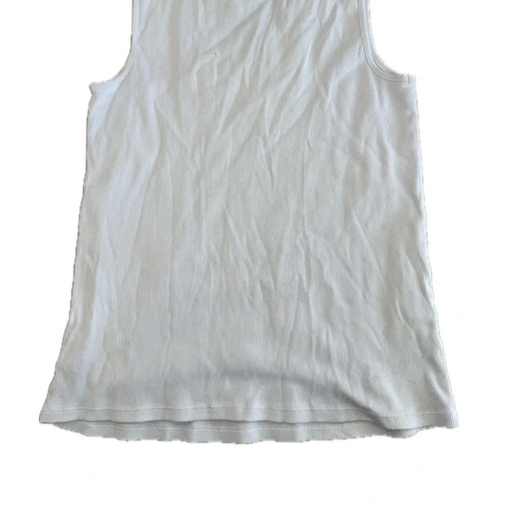 Polo Ralph Lauren White Sleeveless Top with Lace Detail - Picture 2 of 2